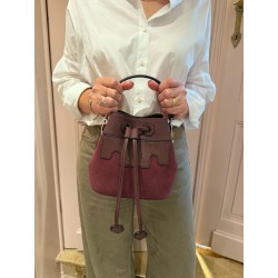 CAPUCINE XS AUBERGINE VELOURS