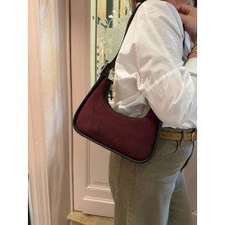 VICTOIRE XS AUBERGINE VELOURS