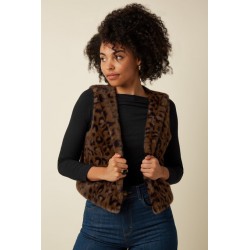 GILET VIVA BILLY RUM BROWN