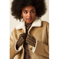 GANTS LEAF GOLDEN BROWN
