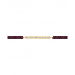 BRACELET BURGUNDY REEF LINK OR