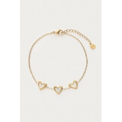 BRACELET AVEC TROIS COEURS...