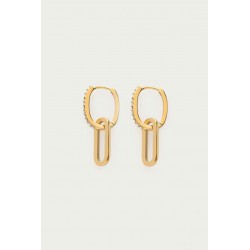 BOUCLES D'OREILLES À DOUBLE...