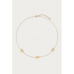 COLLIER FORTUNE COEURS GRAVÉS