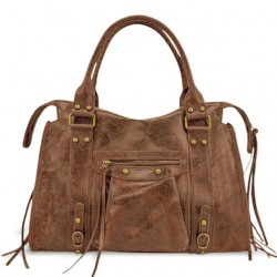 SAC A MAIN CUIR MAT...