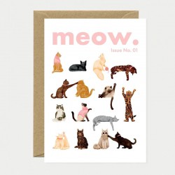 CARTE MEOW ISSUE