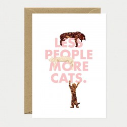 CARTE LESS PEOPLE, MORE CATS