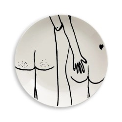 ASSIETTE NAKED COUPLE BACK