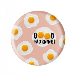 SET DE TABLE VINYLE ROND EGGS