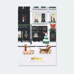 PIN'S SANTA IS A DOG