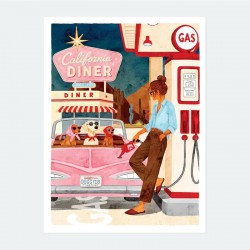POSTER CALIFORNIA DINNER