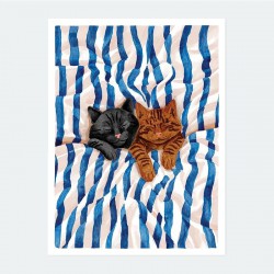 POSTER SLEEPING CATS