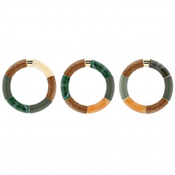 BRACELET PIPOCA VERDE OURO