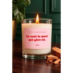 BOUGIE TU GERES MEUF - BOIS...