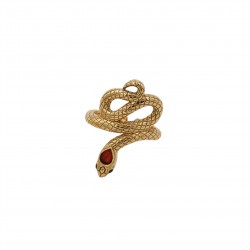 BAGUE SISSI SERPENT PIERRE...