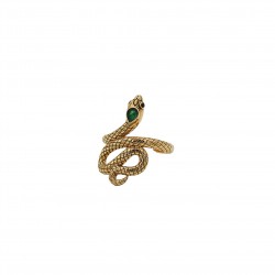 BAGUE SISSI SERPENT PIERRE...