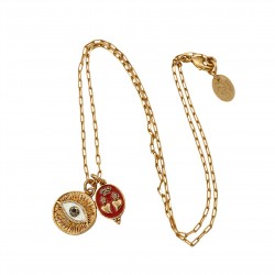 COLLIER SACHA OEIL DOUBLE...
