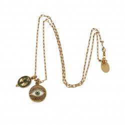 COLLIER SACHA OEIL DOUBLE...