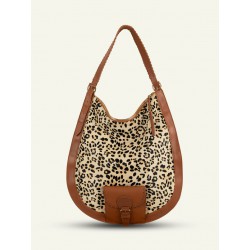 LE HOBO XL LEOPARD BEIGE
