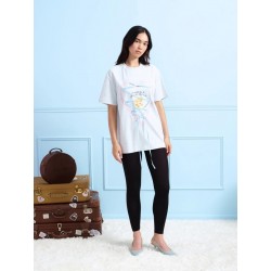 T-SHIRT CANDIE BISOUNOURS CIEL