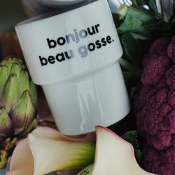 GOBELET BONJOUR BEAU GOSSE
