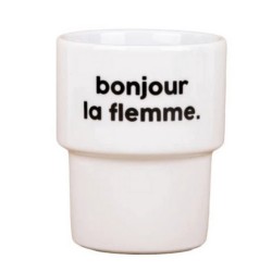 GOBELET BONJOUR LA FLEMME