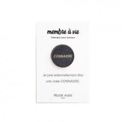 PIN'S CONNASSE PAILLETTES