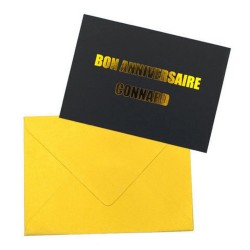 CARTE + ENVELOPPE...