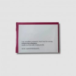 CARTE + ENVELOPPE...