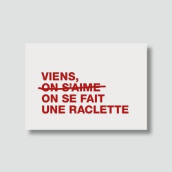 CARTE VIENS ON SE FAIT UNE...