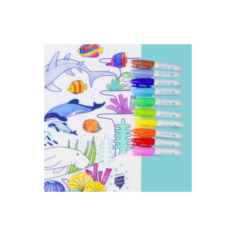 10 FEUTRES EFFACABLES