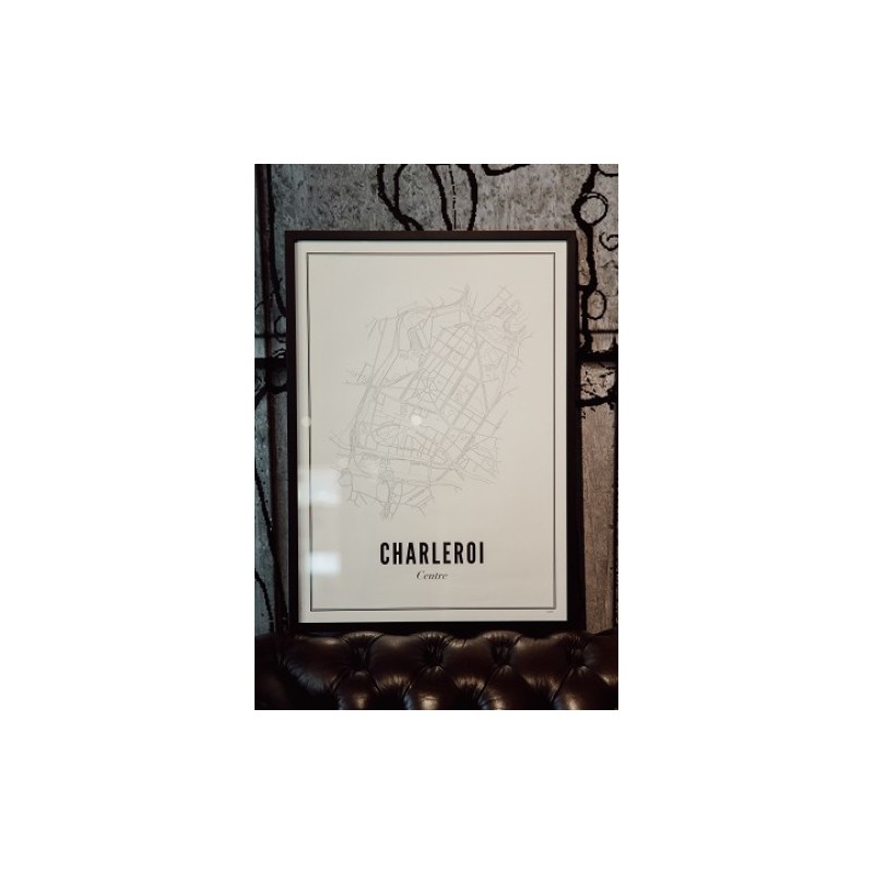AFFICHE CHARLEROI CENTER 50X70