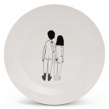 ASSIETTE NAKED COUPLE