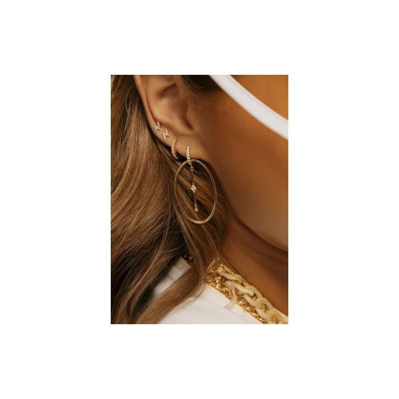 BOUCLES D'OREILLES DEHLI PIECE