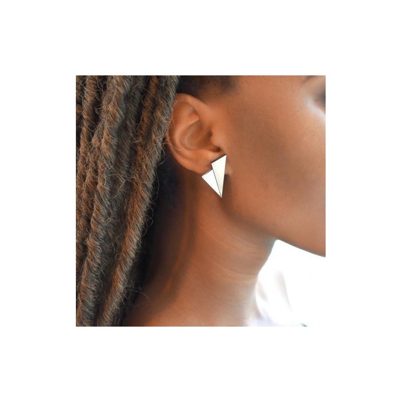 BOUCLES D'OREILLES HAWK DORE/DORE BROSSE