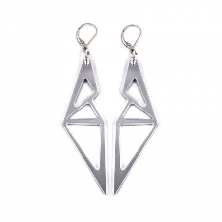 BOUCLES D'OREILLES KIDS MINI BAT ARGENT