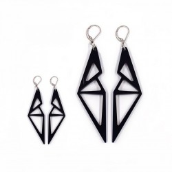 BOUCLES D'OREILLES KIDS MINI BAT NOIR
