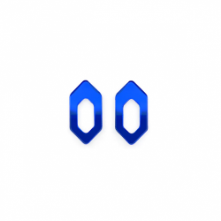 BOUCLES D'OREILLES LINK BLEU