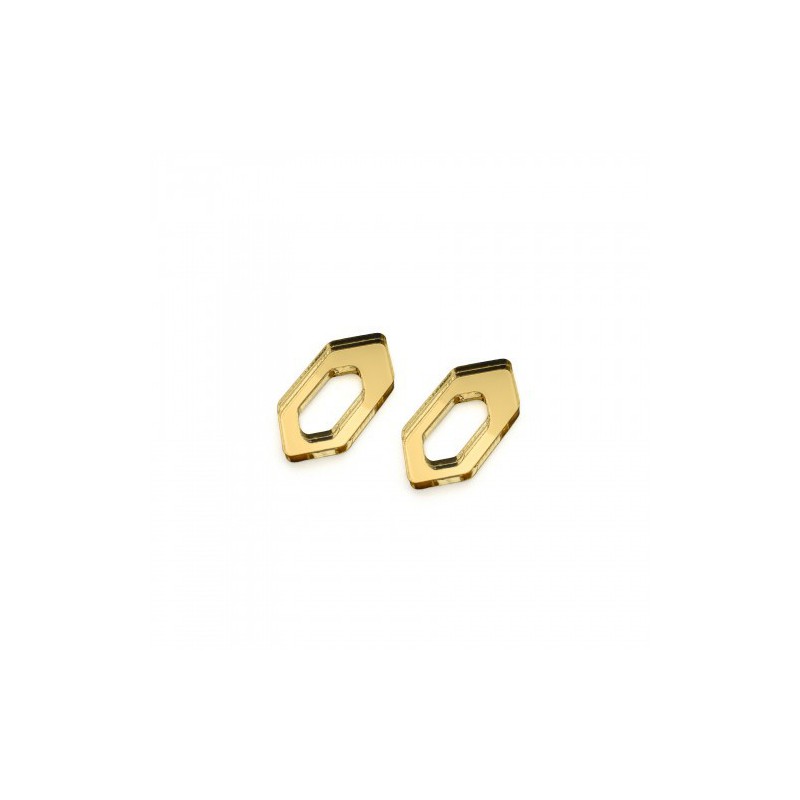 BOUCLES D'OREILLES LINK DOREES