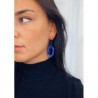 BOUCLES D'OREILLES LINK DUO BLEU