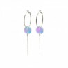 BOUCLES D'OREILLES MOON ARGENT IRISE