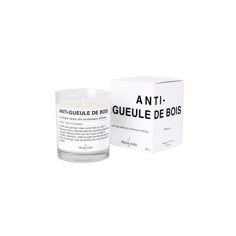 BOUGIE ANTI-GUEULE DE BOIS