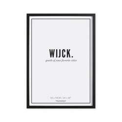 CADRE BOIS NOIR 50X70