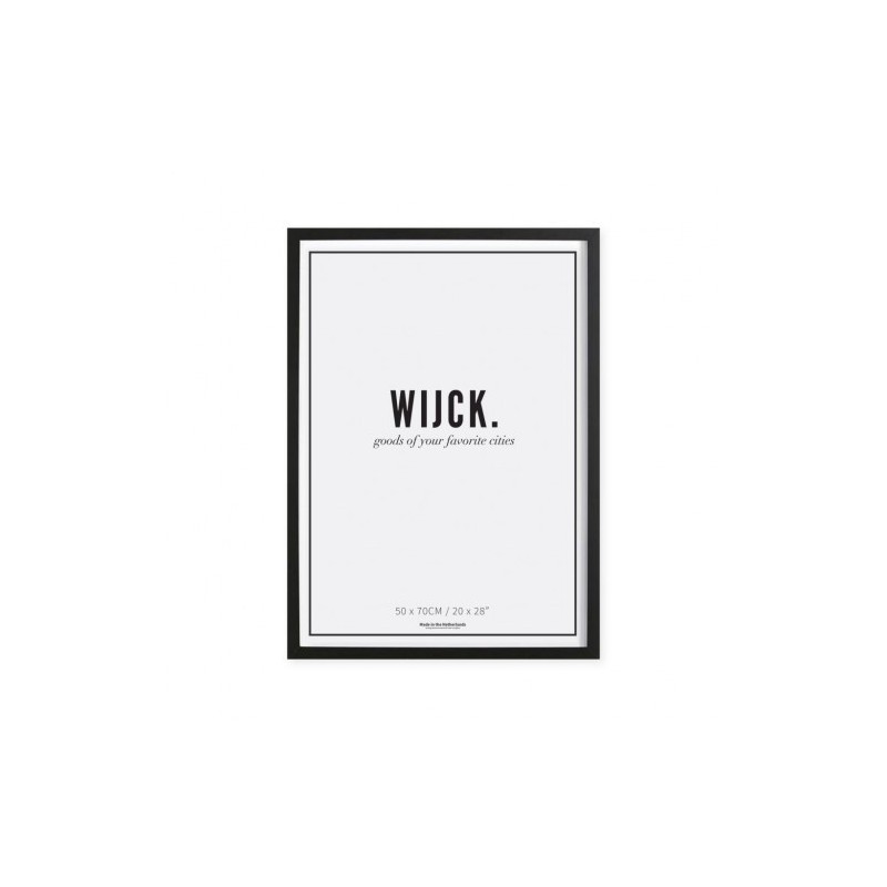 CADRE BOIS NOIR 50X70