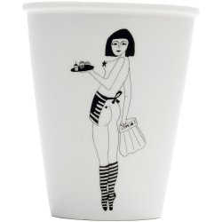 CUP PINUP CAKE GIRL