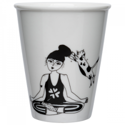 CUP ZEN WITH CATS
