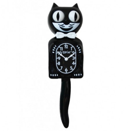 Horloge pendule chat Hunter Cat Noir darts et métiers 