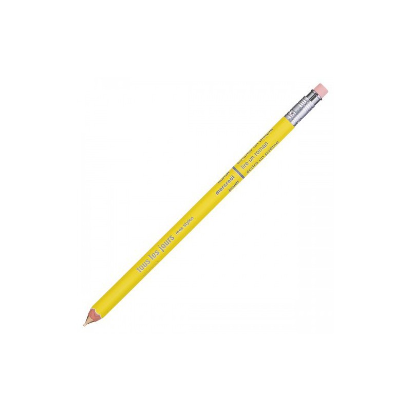 PORTE-MINE + GOMME JAUNE