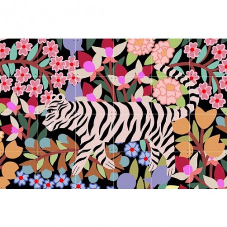 TIGER IN FLOWERS - SMALL