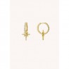 BOUCLES D'OREILLES DOREES DIWALI HOOPS